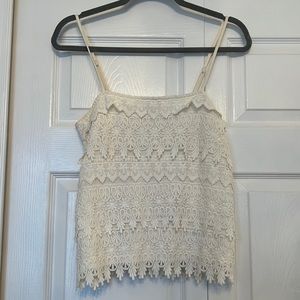 Express Crochet Layered Tank Top